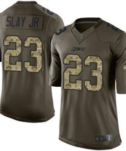 Nike Detroit Lions #23 Darius Slay Jr Green Men's Stitched NFL Limited 2015 Salute to Service Jersey Men's