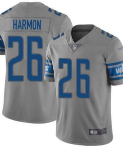 Nike Detroit Lions #26 Duron Harmon Gray Men's Stitched NFL Limited Inverted Legend Jersey Men's