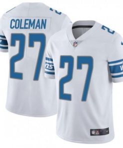 Nike Detroit Lions #27 Justin Coleman White Men's Stitched NFL Vapor Untouchable Limited Jersey Men's