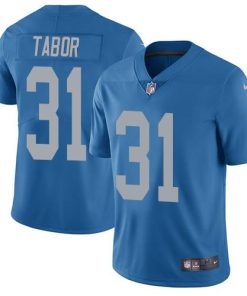 Nike Detroit Lions #31 Teez Tabor Blue Throwback Men's Stitched NFL Vapor Untouchable Limited Jersey Men's