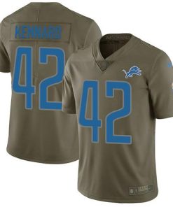 Nike Detroit Lions #42 Devon Kennard Olive Men's Stitched NFL Limited 2017 Salute to Service Jersey Men's