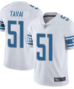 Nike Detroit Lions #51 Jahlani Tavai White Men's Stitched NFL Vapor Untouchable Limited Jersey Men's