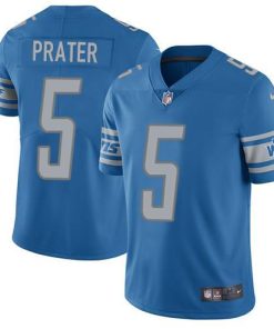 Nike Detroit Lions #5 Matt Prater Blue Team Color Men's Stitched NFL Vapor Untouchable Limited Jersey Men's