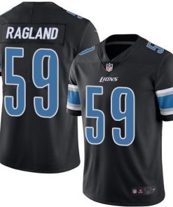 Nike Detroit Lions #59 Reggie Ragland Black Men's Stitched NFL Limited Rush Jersey Men's