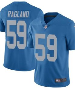 Nike Detroit Lions #59 Reggie Ragland Blue Throwback Men's Stitched NFL Vapor Untouchable Limited Jersey Men's