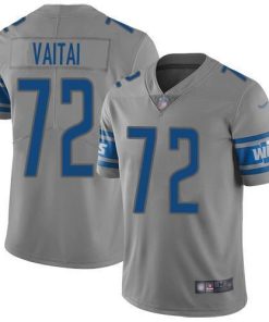 Nike Detroit Lions #72 Halapoulivaati Vaitai Gray Men's Stitched NFL Limited Inverted Legend Jersey Men's