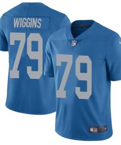 Nike Detroit Lions #79 Kenny Wiggins Blue Throwback Men's Stitched NFL Vapor Untouchable Limited Jersey Men's
