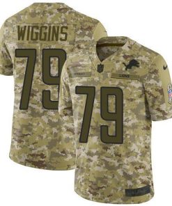 Nike Detroit Lions #79 Kenny Wiggins Camo Men's Stitched NFL Limited 2018 Salute To Service Jersey Men's