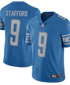 Nike Detroit Lions #9 Matthew Stafford Blue Team Color Men's Stitched NFL Vapor Untouchable Limited Jersey Men's