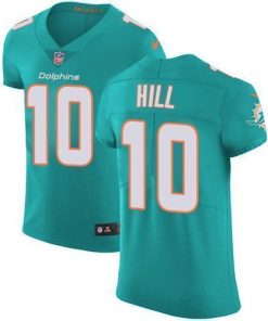 Nike Dolphins #10 Tyreek Hill Aqua Green Team Color Men's Stitched NFL Vapor Untouchable Elite Jersey