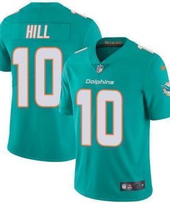 Nike Dolphins #10 Tyreek Hill Aqua Green Team Color Men's Stitched NFL Vapor Untouchable Limited Jersey