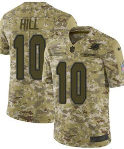 Nike Dolphins #10 Tyreek Hill Camo Men's Stitched NFL Limited 2018 Salute To Service Jersey