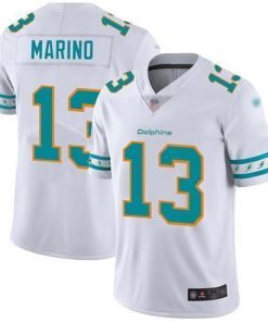 Nike Dolphins #13 Dan Marino White Men's Stitched NFL Limited Team Logo Fashion Jersey