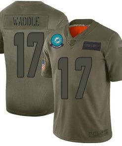 Nike Dolphins #17 Jaylen Waddle Camo Men's Stitched NFL Limited 2019 Salute To Service Jersey