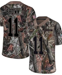 Nike Eagles #11 A.J. Brown Camo Men's Stitched NFL Limited Rush Realtree Jersey