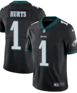 Nike Eagles #1 Jalen Hurts Black Alternate Men's Stitched NFL Vapor Untouchable Limited Jersey