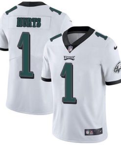 Nike Eagles #1 Jalen Hurts White Men's Stitched NFL Vapor Untouchable Limited Jersey