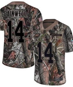 Nike Eagles #14 Kenneth Gainwell Camo Men's Stitched NFL Limited Rush Realtree Jersey