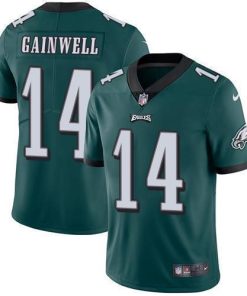 Nike Eagles #14 Kenneth Gainwell Green Team Color Men's Stitched NFL Vapor Untouchable Limited Jersey