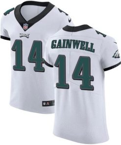 Nike Eagles #14 Kenneth Gainwell White Men's Stitched NFL New Elite Jersey