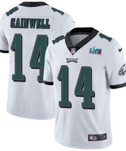 Nike Eagles #14 Kenneth Gainwell White Super Bowl LVII Patch Men's Stitched NFL Vapor Untouchable Limited Jersey