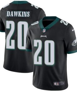 Nike Eagles #20 Brian Dawkins Black Alternate Men's Stitched NFL Vapor Untouchable Limited Jersey