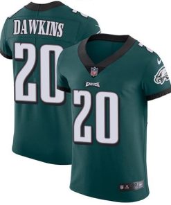 Nike Eagles #20 Brian Dawkins Midnight Green Team Color Men's Stitched NFL Vapor Untouchable Elite Jersey