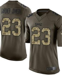 Nike Eagles #23 C.J. Gardner-Johnson Green Men's Stitched NFL Limited 2015 Salute To Service Jersey