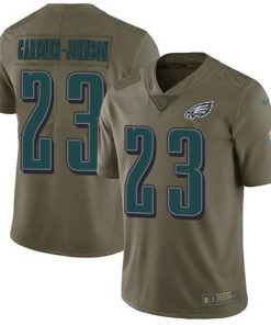 Nike Eagles #23 C.J. Gardner-Johnson Olive Men's Stitched NFL Limited 2017 Salute To Service Jersey