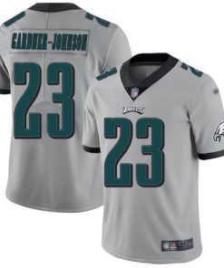 Nike Eagles #23 C.J. Gardner-Johnson Silver Men's Stitched NFL Limited Inverted Legend Jersey
