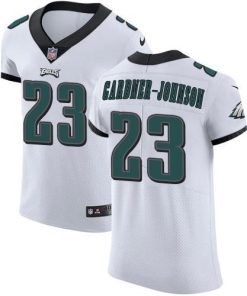 Nike Eagles #23 C.J. Gardner-Johnson White Men's Stitched NFL New Elite Jersey