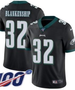 Nike Eagles #32 Reed Blankenship Black Alternate Men's Stitched NFL 100th Season Vapor Untouchable Limited Jersey