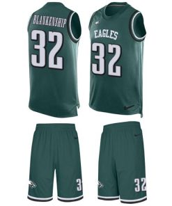 Nike Eagles #32 Reed Blankenship Green Team Color Men's Stitched NFL Limited Tank Top Suit Jersey