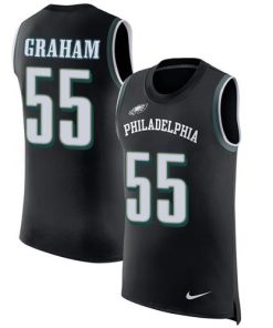 Nike Eagles #55 Brandon Graham Black Alternate Men's Stitched NFL Limited Rush Tank Top Jersey