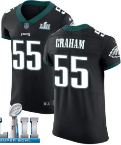 Nike Eagles #55 Brandon Graham Black Alternate Super Bowl LII Men's Stitched NFL Vapor Untouchable Elite Jersey