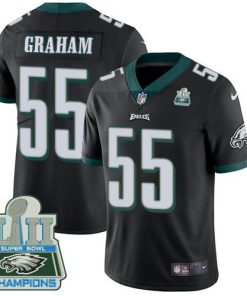 Nike Eagles #55 Brandon Graham Black Alternate Super Bowl LII Champions Men's Stitched NFL Vapor Untouchable Limited Jersey