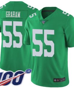 Nike Eagles #55 Brandon Graham Green Men's Stitched NFL Limited Rush 100th Season Jersey