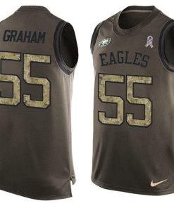 Nike Eagles #55 Brandon Graham Green Men's Stitched NFL Limited Salute To Service Tank Top Jersey