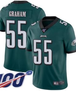 Nike Eagles #55 Brandon Graham Midnight Green Team Color Men's Stitched NFL 100th Season Vapor Limited Jersey