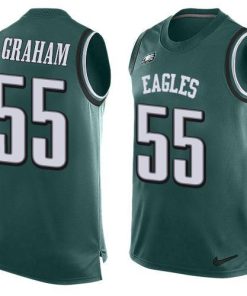 Nike Eagles #55 Brandon Graham Midnight Green Team Color Men's Stitched NFL Limited Tank Top Jersey