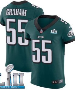 Nike Eagles #55 Brandon Graham Midnight Green Team Color Super Bowl LII Men's Stitched NFL Vapor Untouchable Elite Jersey