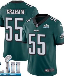 Nike Eagles #55 Brandon Graham Midnight Green Team Color Super Bowl LII Men's Stitched NFL Vapor Untouchable Limited Jersey