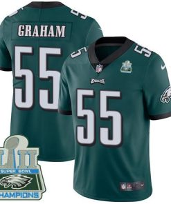 Nike Eagles #55 Brandon Graham Midnight Green Team Color Super Bowl LII Champions Men's Stitched NFL Vapor Untouchable Limited Jersey