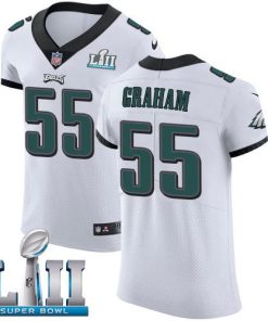 Nike Eagles #55 Brandon Graham White Super Bowl LII Men's Stitched NFL Vapor Untouchable Elite Jersey