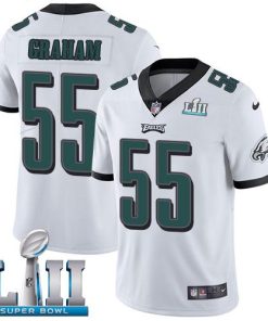 Nike Eagles #55 Brandon Graham White Super Bowl LII Men's Stitched NFL Vapor Untouchable Limited Jersey