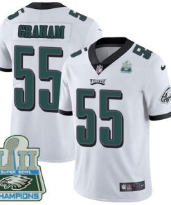 Nike Eagles #55 Brandon Graham White Super Bowl LII Champions Men's Stitched NFL Vapor Untouchable Limited Jersey