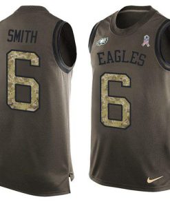 Nike Eagles #6 DeVonta Smith Green Men's Stitched NFL Limited Salute To Service Tank Top Jersey