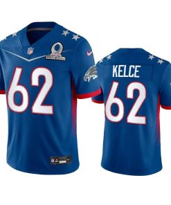 Nike Eagles #62 Jason Kelce Men's NFL 2022 NFC Pro Bowl Game Jersey Royal