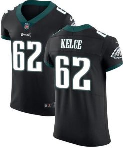 Nike Eagles #62 Jason Kelce Black Alternate Men's Stitched NFL Vapor Untouchable Elite Jersey