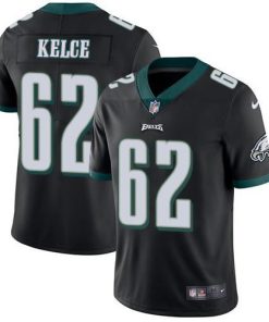 Nike Eagles #62 Jason Kelce Black Alternate Men's Stitched NFL Vapor Untouchable Limited Jersey